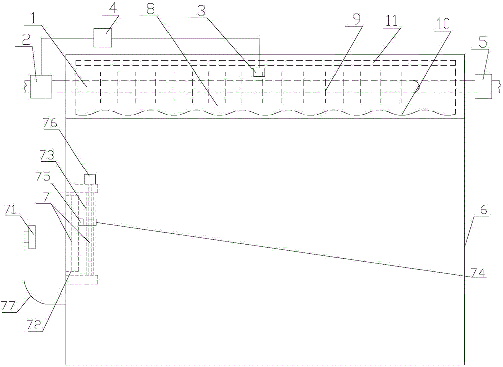 一种改良型蒸化机箱体的制作方法附图