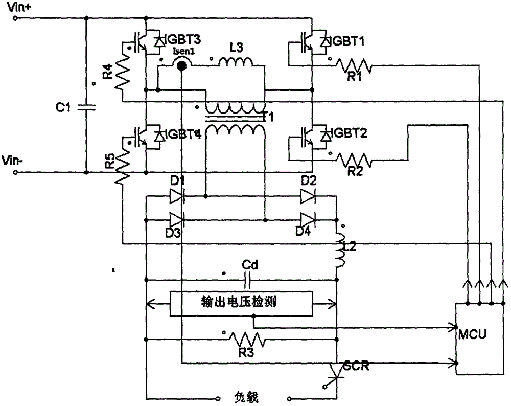 一种全桥逆变电路激光器驱动电路的制作方法