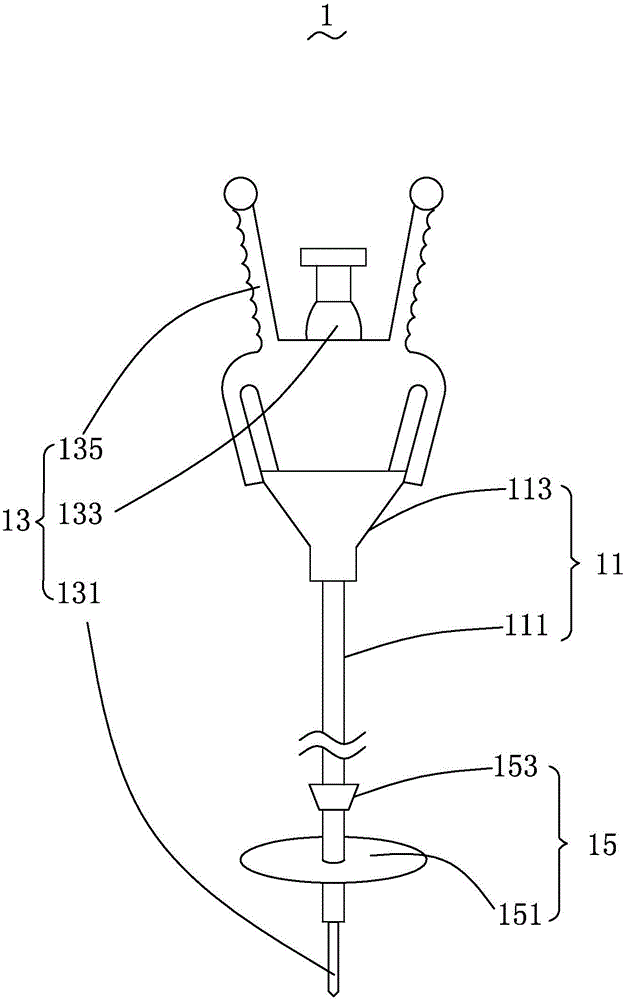 具固定装置的输尿管导引鞘的制作方法附图
