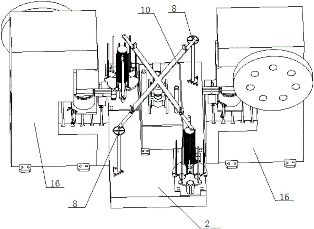 一种双冲压机旋转式自动送料机构的制作方法附图