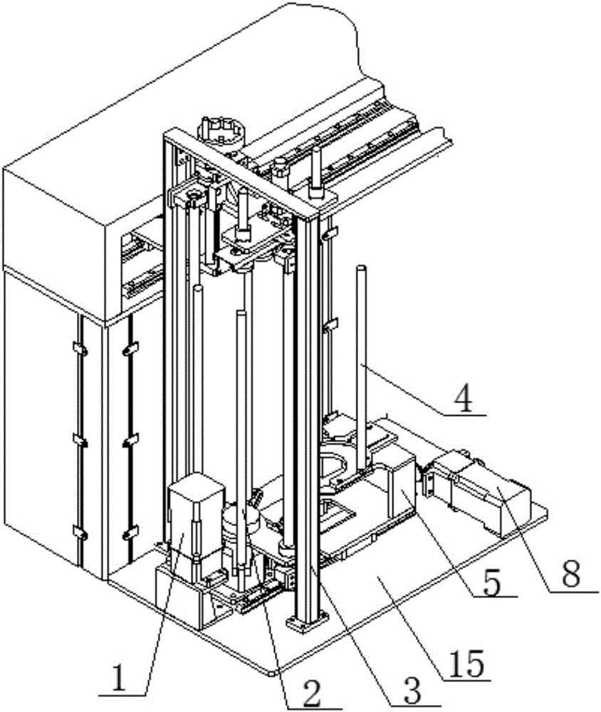 一种冲压机提升送料机构的加料装置的制造方法附图