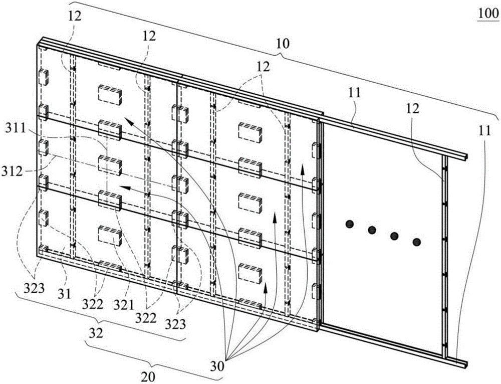 模组化快速隔间墙系统的制作方法附图