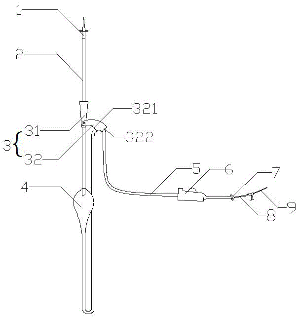 一种留液输液器的制造方法附图